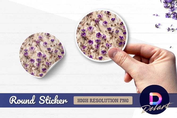 Purple Flower Clipart Image 23