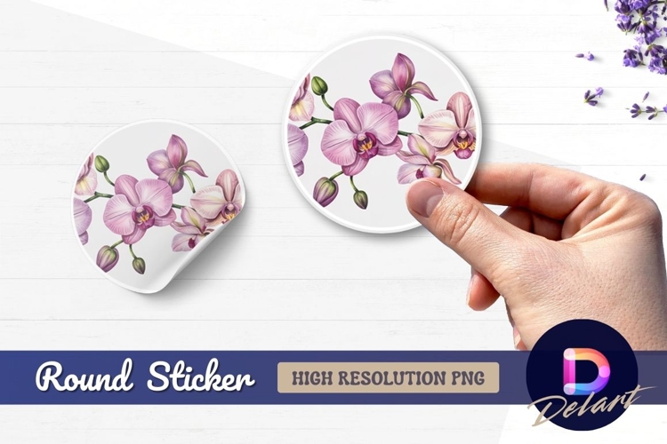 Orchid Clipart Image 10
