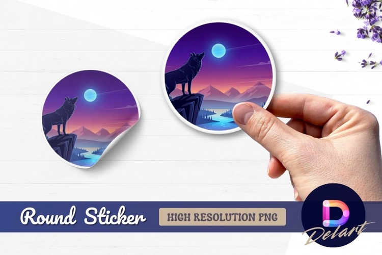 Wolf Howling At Moon Silhouette Image 18