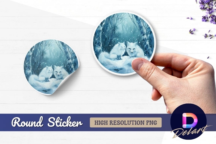 Arctic Fox Clipart Image 19