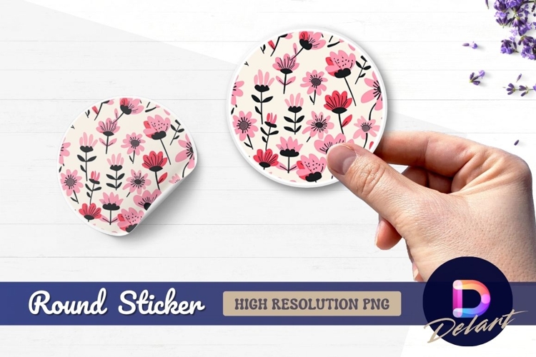 Pink Flowers Clipart Image 23