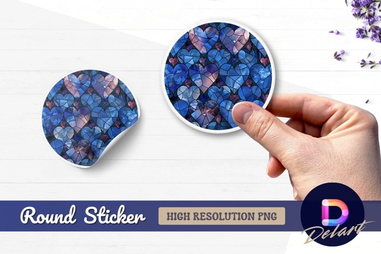Blue Heart Clipart Image 18
