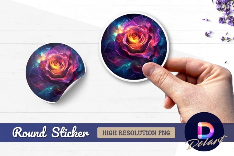 Flower Sticker Png Image 22