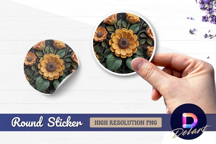 Flower Sticker Png Image 20