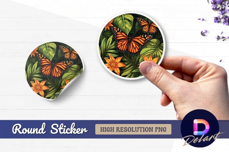 Monarch Butterfly Clipart Image 4