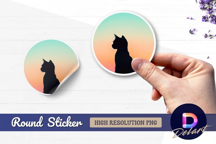 Black Cat Silhouettes Image 11
