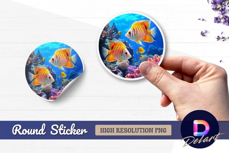 Tropical Fish Clipart Image 3