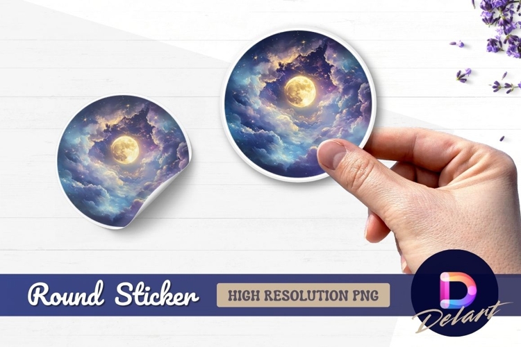 Full Moon Clipart Image 13