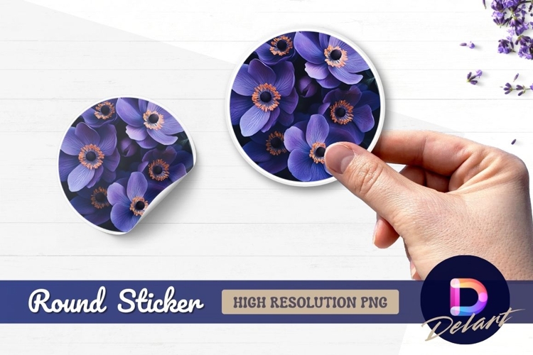 Purple Flower Clipart Image 19