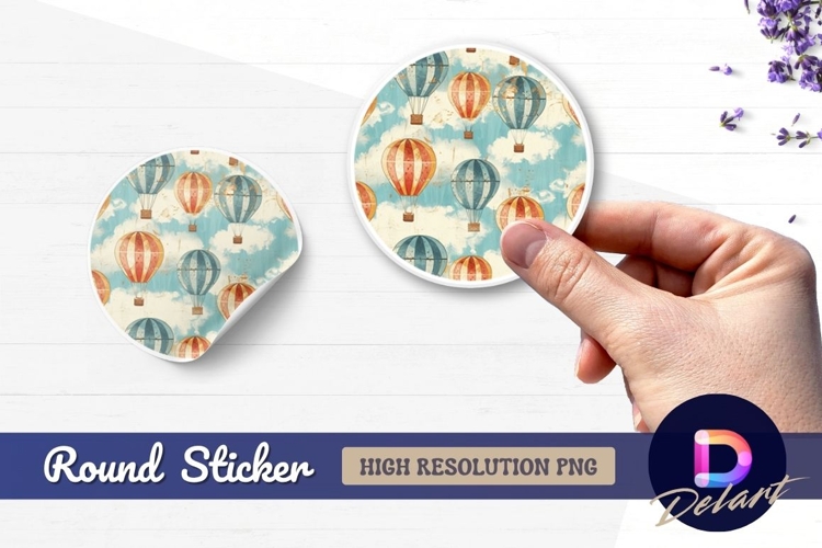 Hot Air Balloon Clipart Image 7