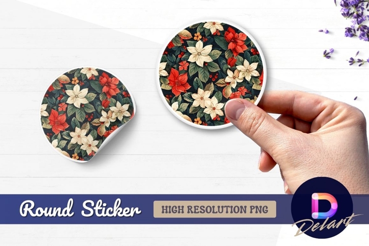 Flower Sticker Png Image 18