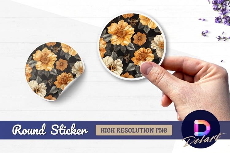 Flower Sticker Png Image 18
