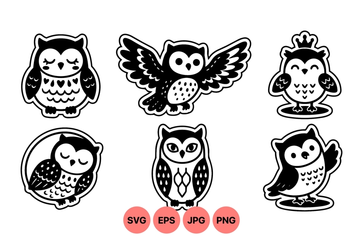 Cute Owl Clipart Image 2