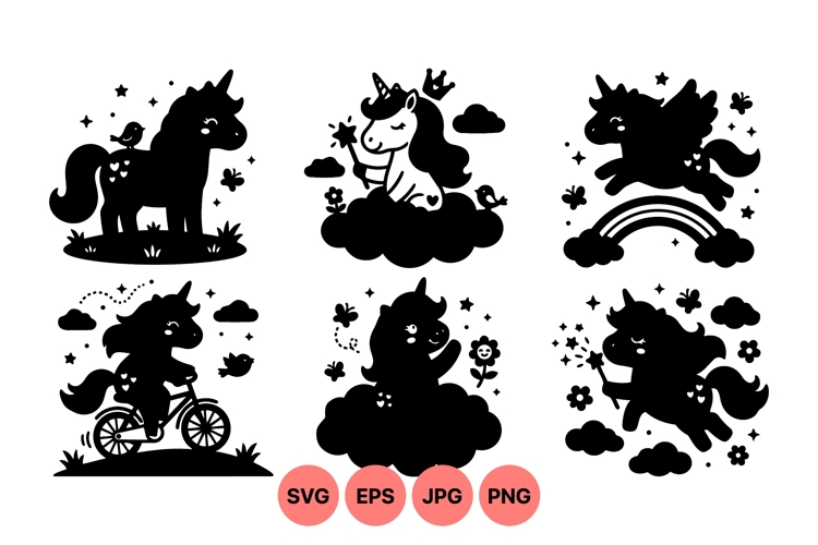 Unicorn Clipart Image 14