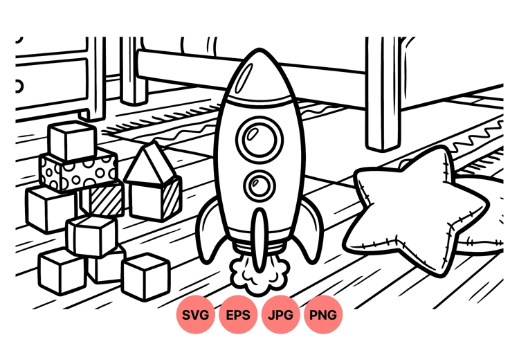 Rocket Vector Image 8