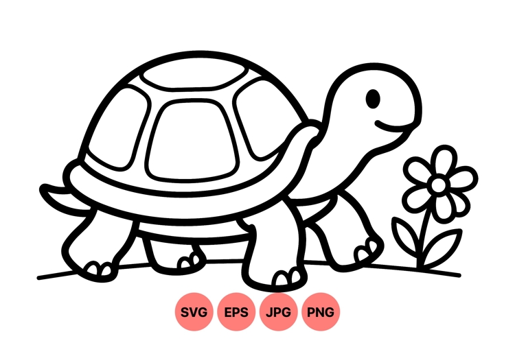 Cute Turtle Clipart