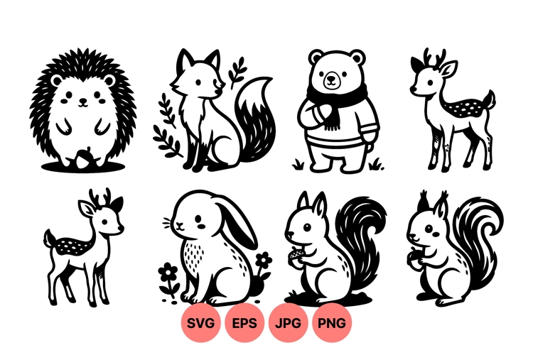 Cute Animal Illustrations Image 2