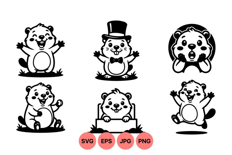 Groundhog Clipart Image 21