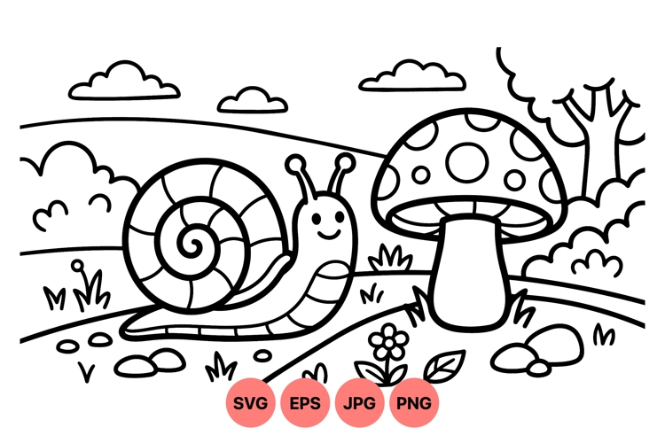 Mushroom Graphic Image 15