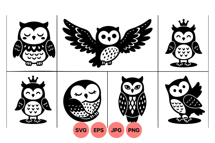Cute Owl Clipart Image 3