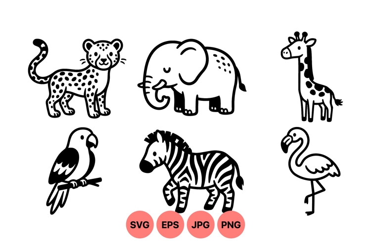 Cute Animal Clipart Image 4