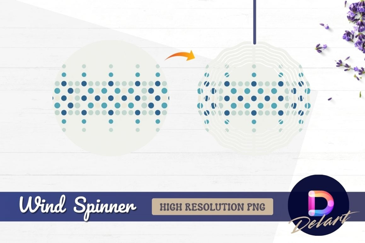 Teal round wind spinner png seamless Round Wind Spinner PNG