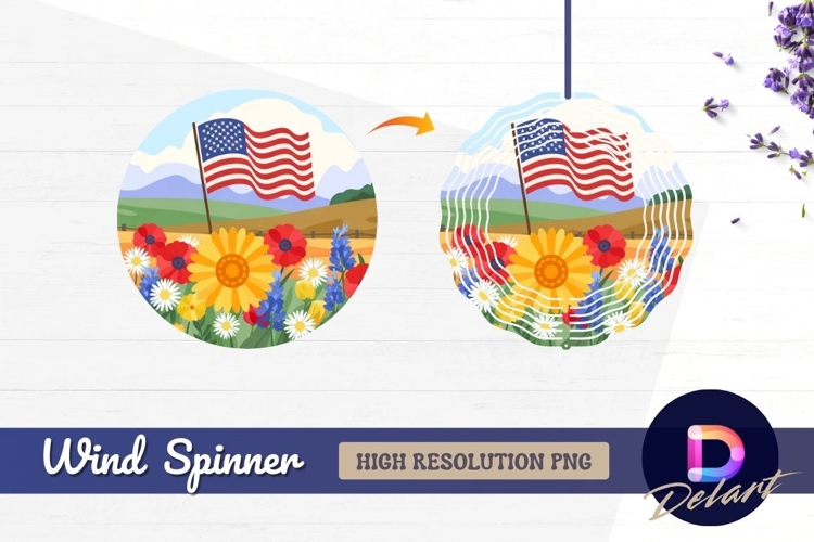 American Flag Clipart Image 15