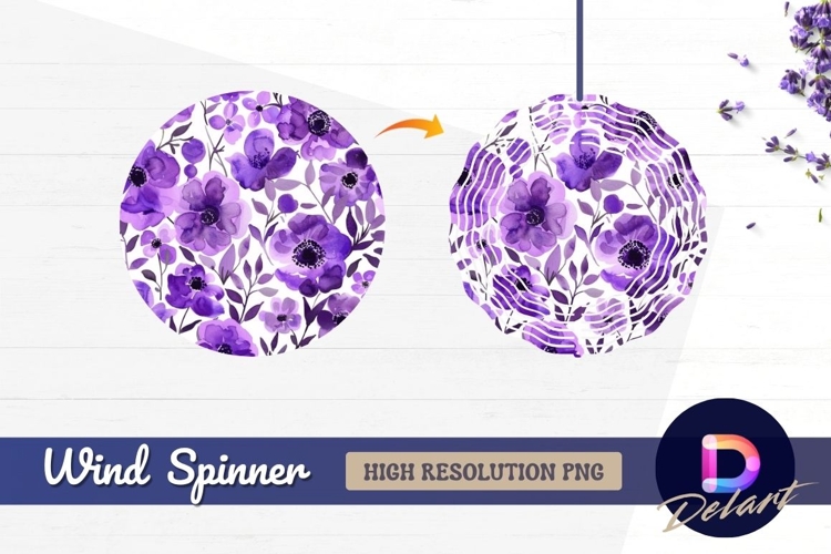 Purple Flower Clipart Image 5