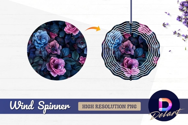 Blue Flowers Clipart Image 20