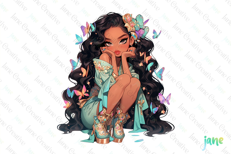 Fashion Girl Clipart Image 2