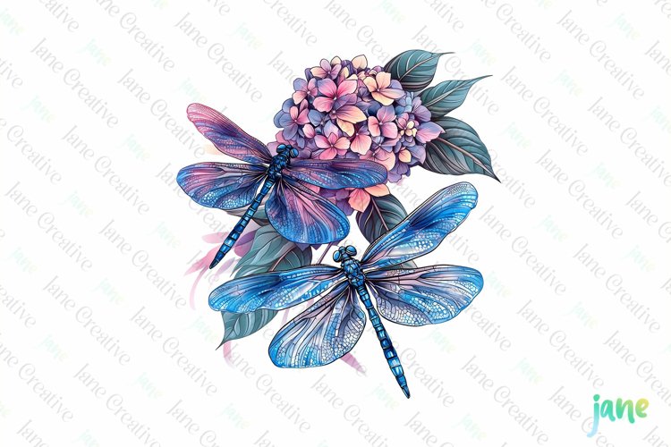 Dragonfly Clipart Image 13