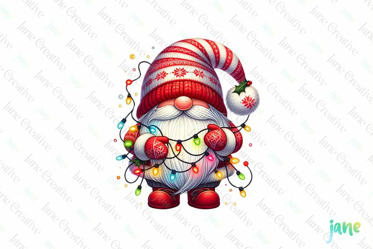 Cute Christmas Gnome Clipart