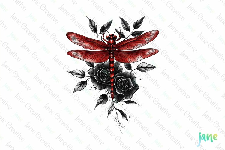 Dragonfly Clipart Image 12