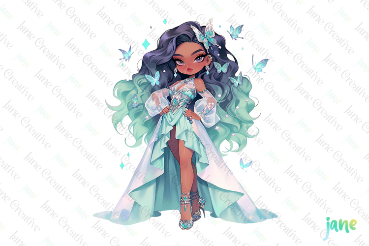 Fashion Girl Clipart Image 18