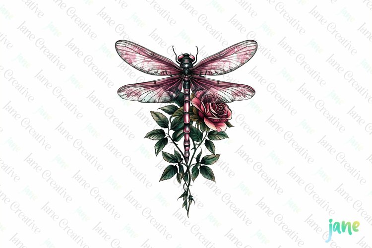 Dragonfly Clipart Image 11