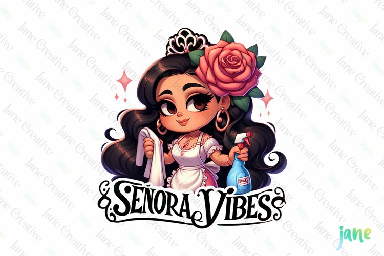 Latina Mom Sayings Clipart example image 1