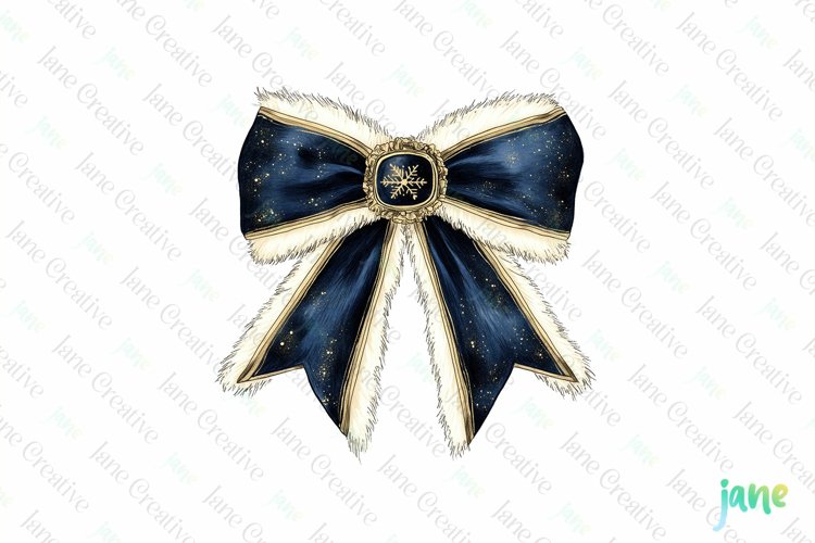 Christmas Bow Clipart Image 2