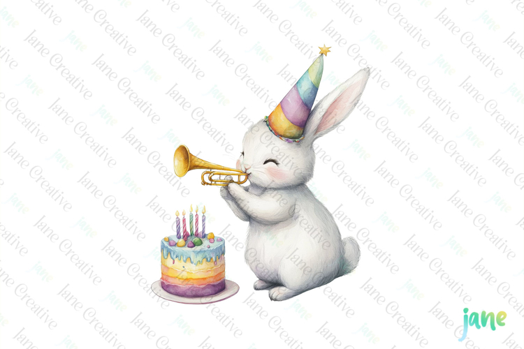 Easter Bunny Clipart Image 8