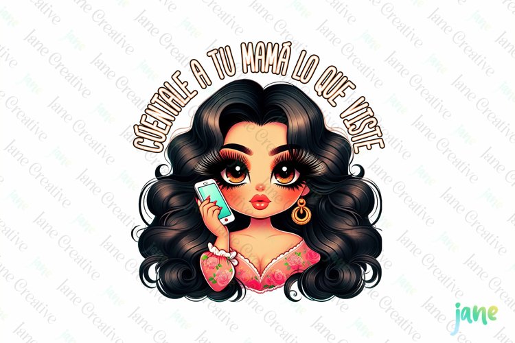 Latina Mom Sayings Clipart example image 1