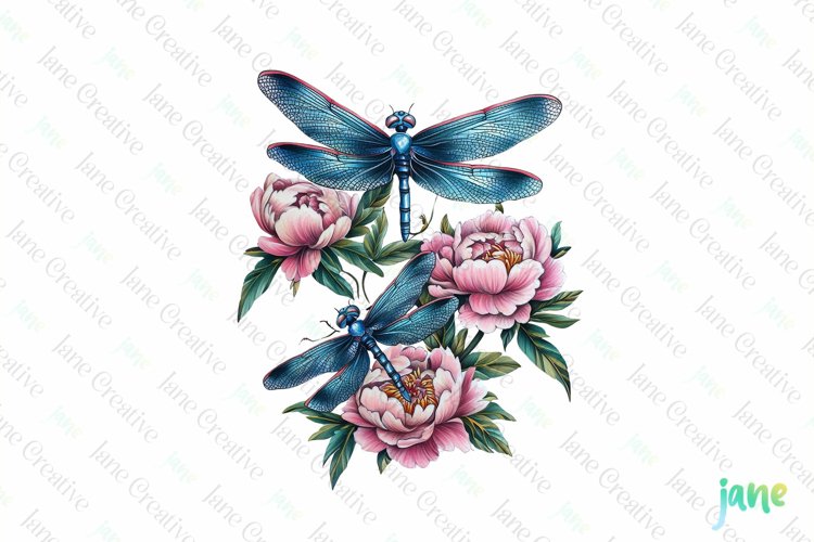Dragonfly Clipart Image 14