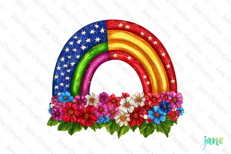 American Flag Clipart Image 9