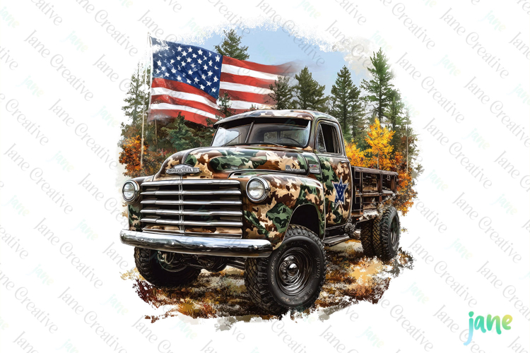 American Flag Clipart Image 4