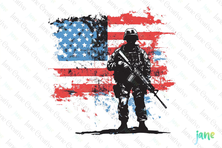 American Flag Clipart Image 3