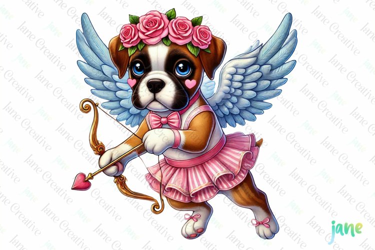 Boxer Dog Clipart Image 2