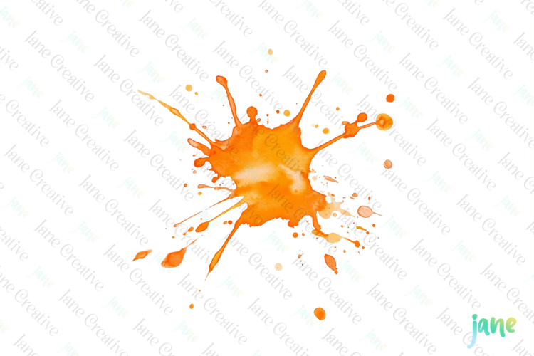 Color Splashes Watercolor Sublimation