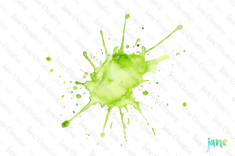 Color Splashes Watercolor Sublimation