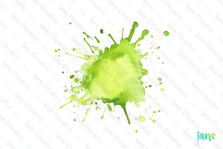 Color Splashes Watercolor Sublimation