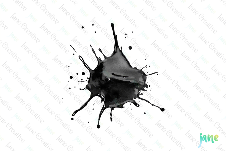 Color Splashes Watercolor Sublimation