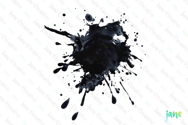 Color Splashes Watercolor Sublimation