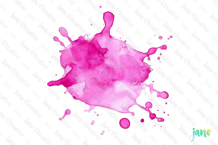 Color Splashes Watercolor Sublimation